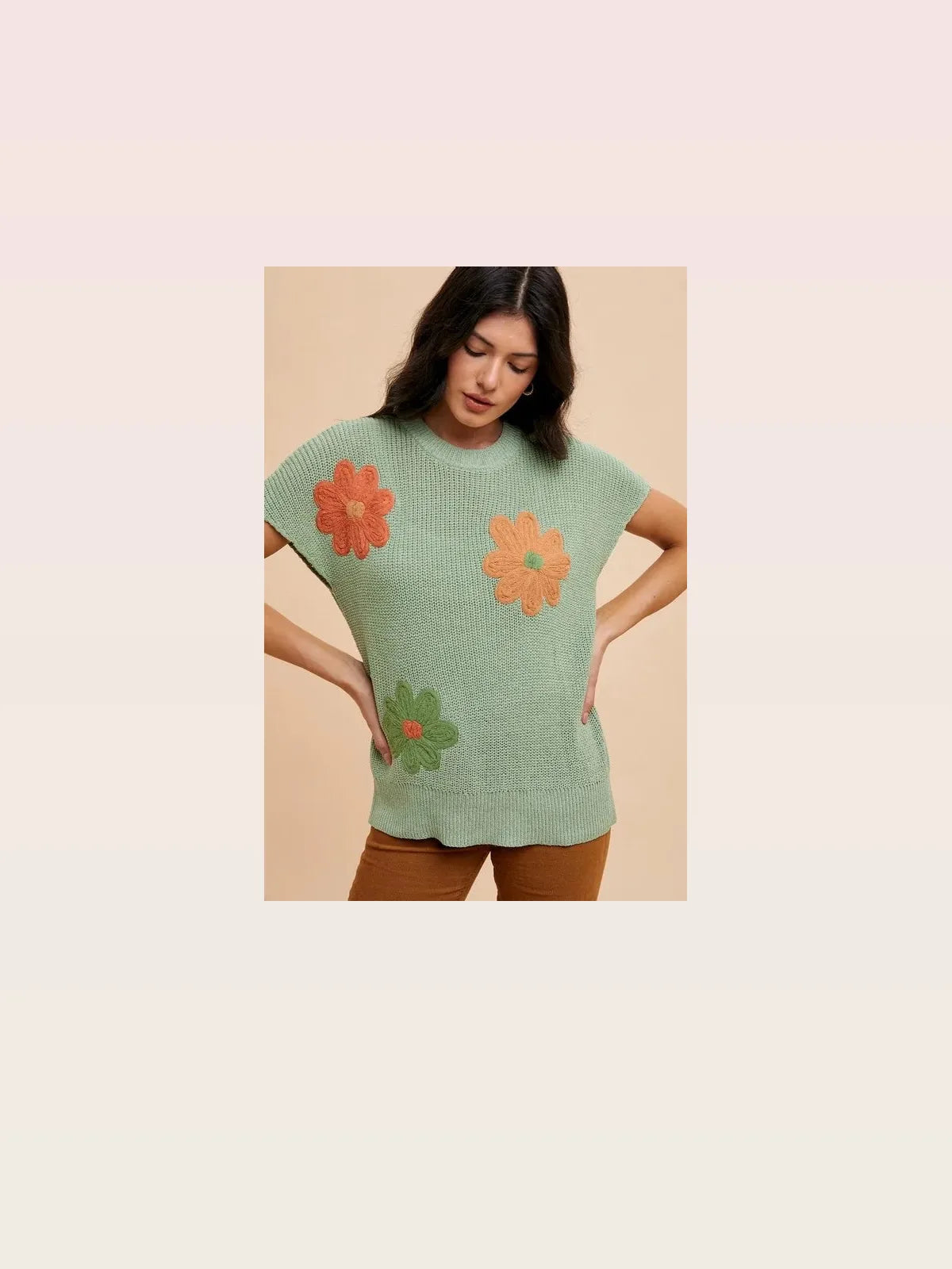 Floral Embroidered Dolman Sleeve Summer Top — styled showcase — Livostyle