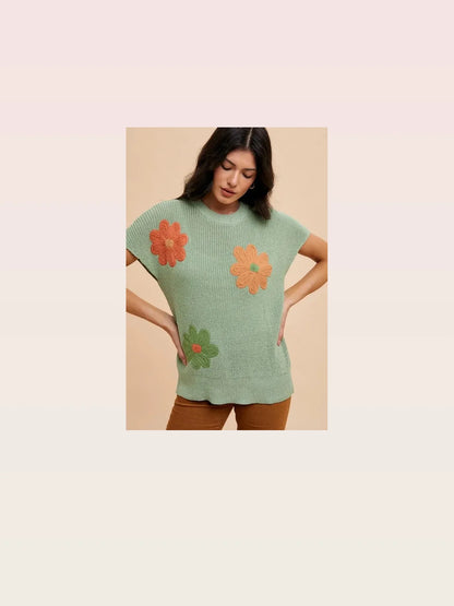 Floral Embroidered Dolman Sleeve Summer Top — styled showcase — Livostyle