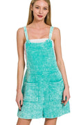 Woven Double Gauze Acid Washed Romper — Livostyle
