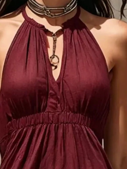 Sleeveless Tiered Smocked Maxi Dress – photo 3