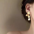Geometric Circle Drop Earrings — Livostyle