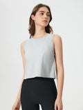 Round Neck Cropped Active Tank — Livostyle