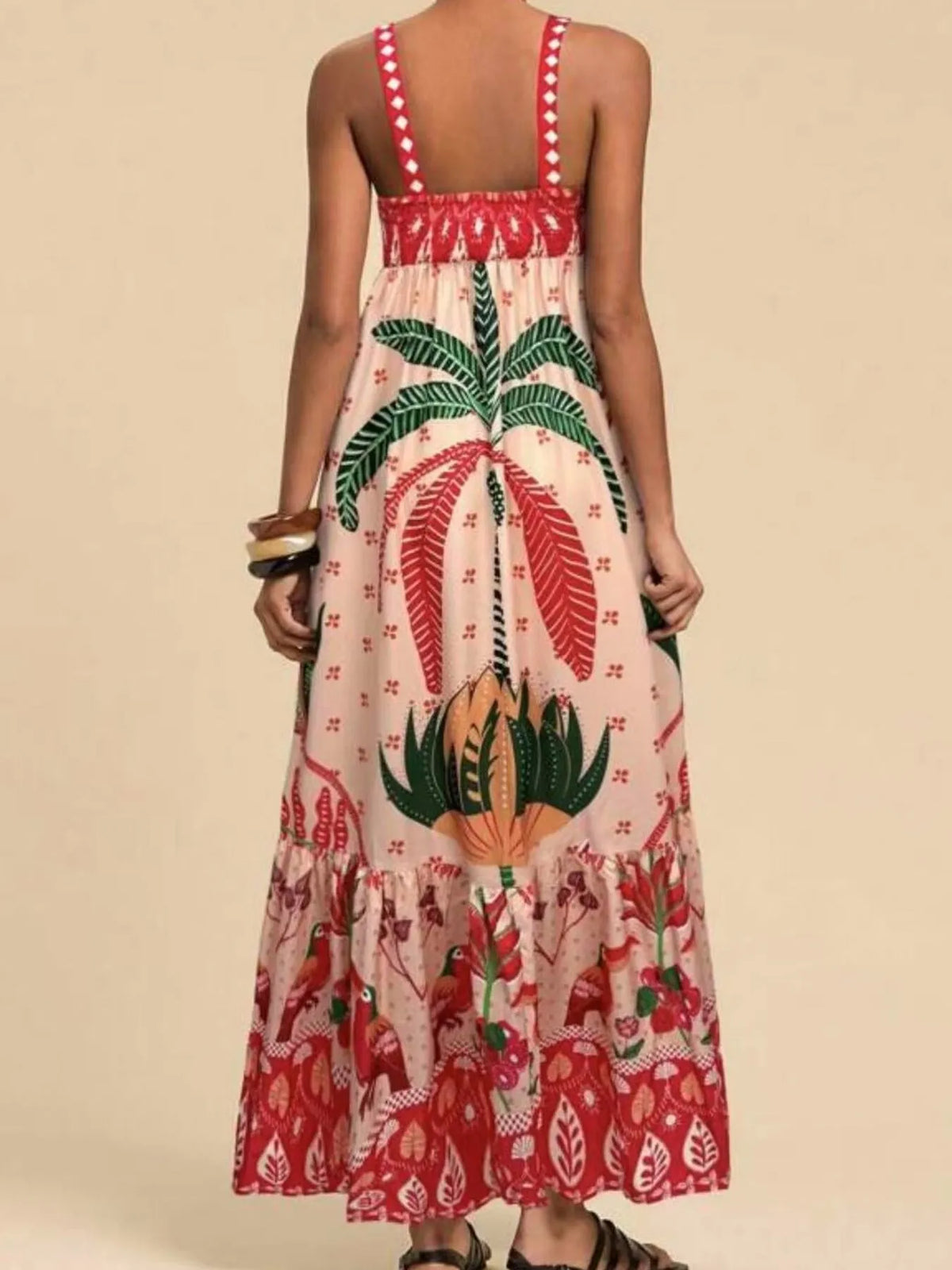 Tropical Print Maxi Cami Dress – photo 3