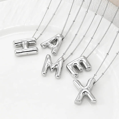 Copper Bubble Letter B Pendant Necklace — Livostyle