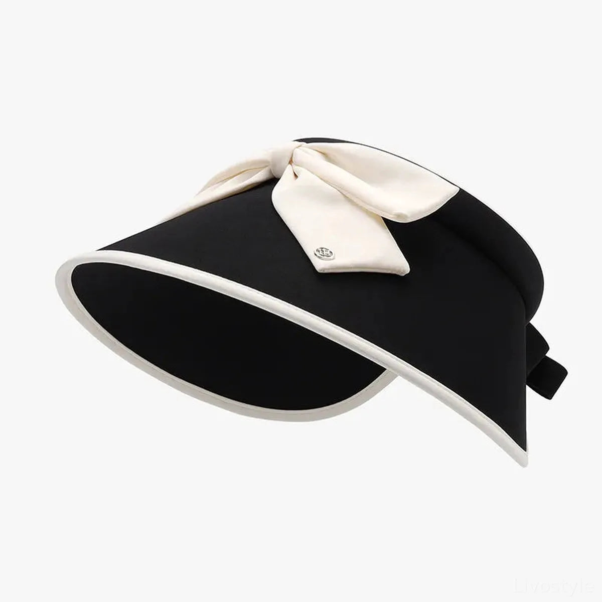 Bow Ice Silk Sun Hat — square view — Livostyle