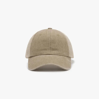 Breathable Mesh Adjustable Baseball Cap — square view — Livostyle