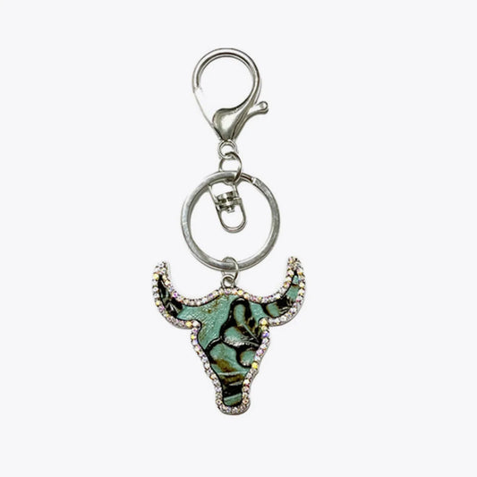Bull Shape Key Chain — square view — Livostyle