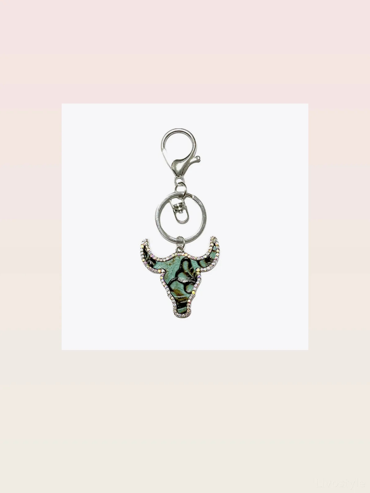 Bull Shape Key Chain — styled showcase — Livostyle