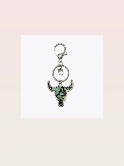 Bull Shape Key Chain — styled showcase — Livostyle