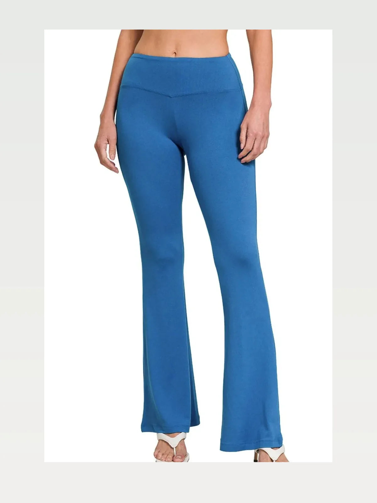Buttery Soft Flare Leg High Waist Yoga Pants — styled showcase — Livostyle