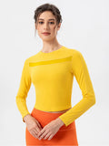 Round Neck Long Sleeve Active T-Shirt — Livostyle