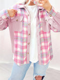 Plaid Button-Up Jacket — Livostyle