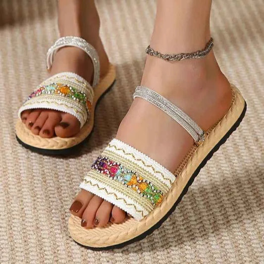Open Toe Flats Sandals