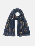 Ginkgo Leaf Polyester Scarf — Livostyle