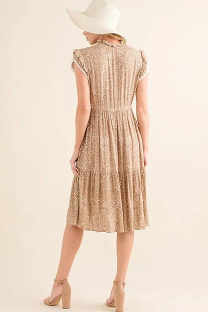 Boho Printed Tiered Maxi Dress – photo 6