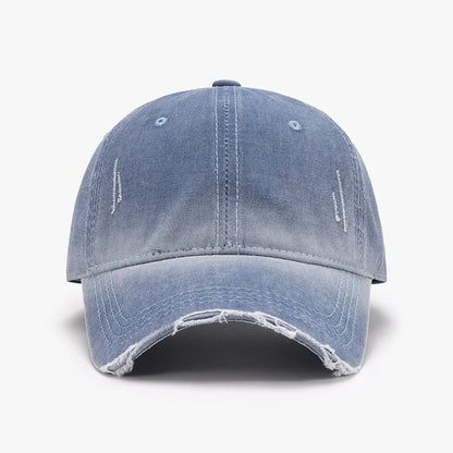 Distressed Washed Adjustable Baseball Cap — Livostyle
