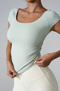 Round Neck Short Sleeve Active T-Shirt — Livostyle
