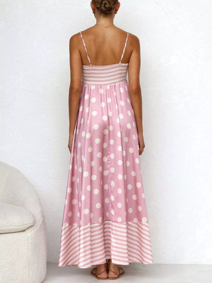 Printed Spaghetti Strap Maxi Dress – photo 14