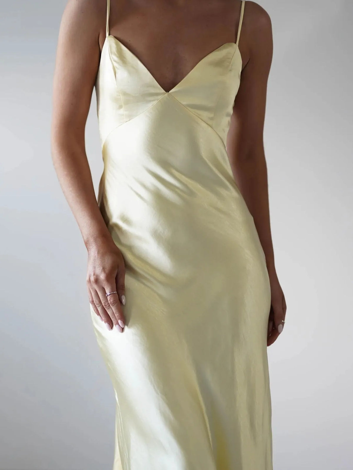 Satin Backless Cami Dress – photo 8