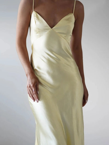 Satin Backless Cami Dress – photo 8