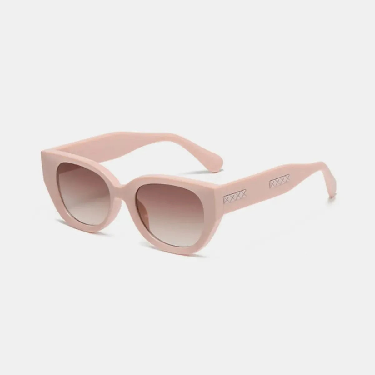 Cat Eye Polycarbonate Frame Sunglasses — square view — Livostyle