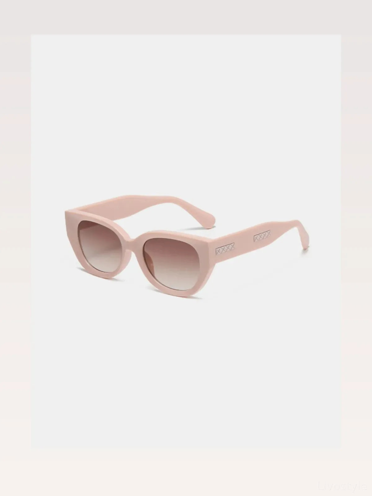 Cat Eye Polycarbonate Frame Sunglasses — styled showcase — Livostyle