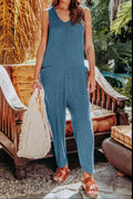 Sleeveless Straight Jumpsuit — Livostyle