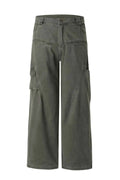 Men's Wide Leg Cargo Pants with Multiple Pockets — Livostyle