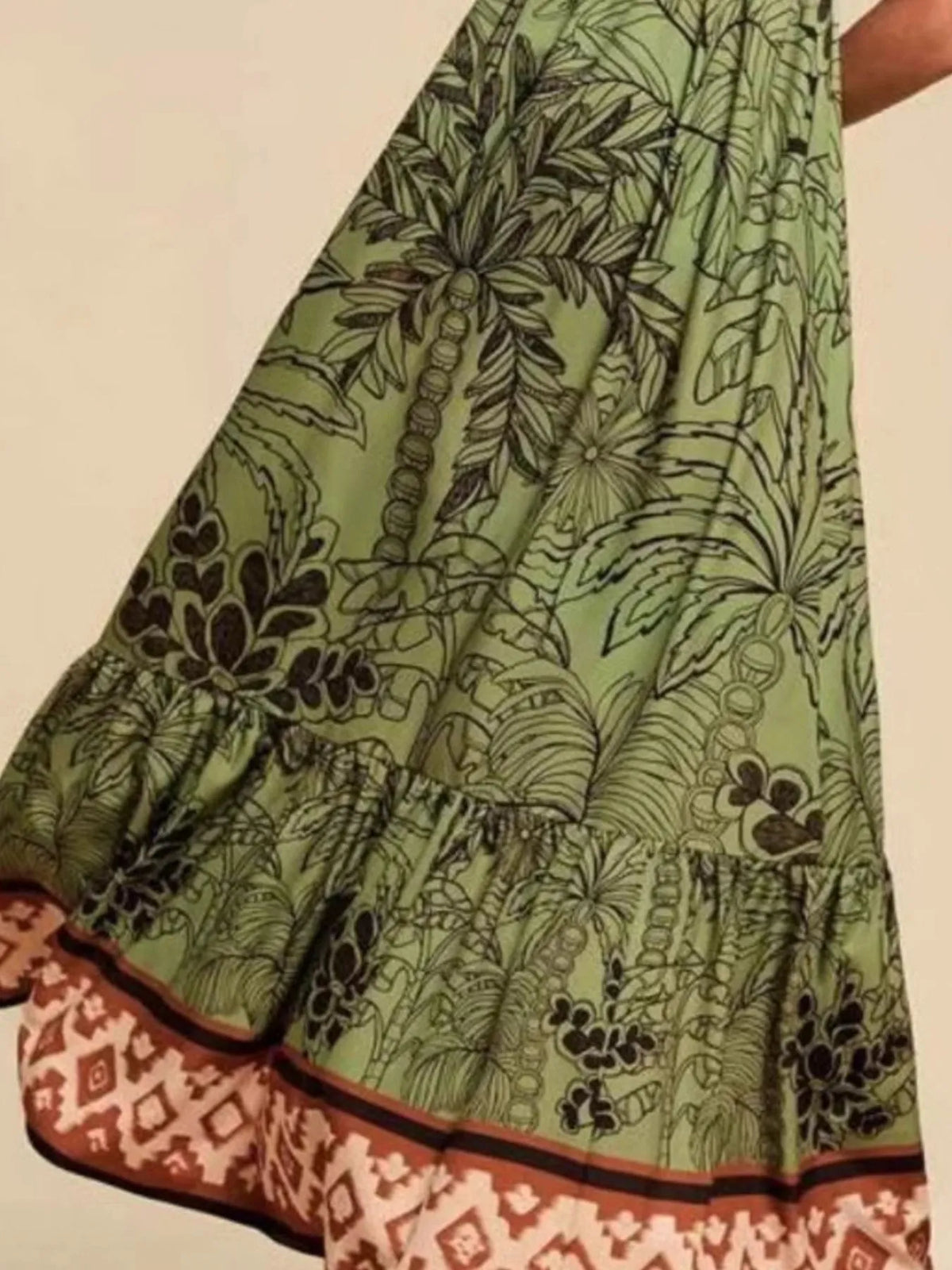 Tropical Print Maxi Cami Dress – photo 2