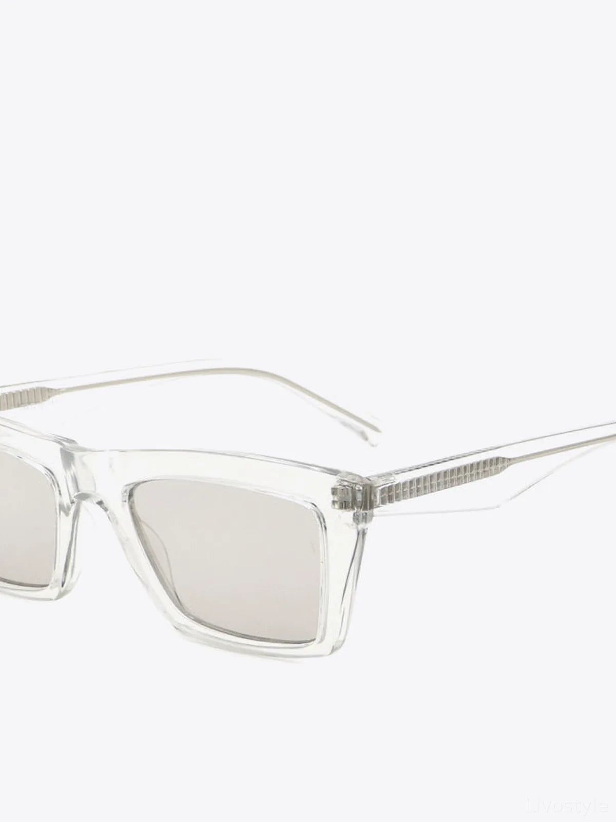 Cellulose Propionate Frame Rectangle Sunglasses — detail view — Livostyle