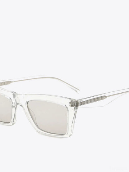 Cellulose Propionate Frame Rectangle Sunglasses — detail view — Livostyle