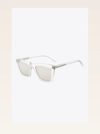 Cellulose Propionate Frame Rectangle Sunglasses — styled showcase — Livostyle