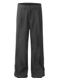 Men's Wide Leg Pants with Pleated Front — Livostyle