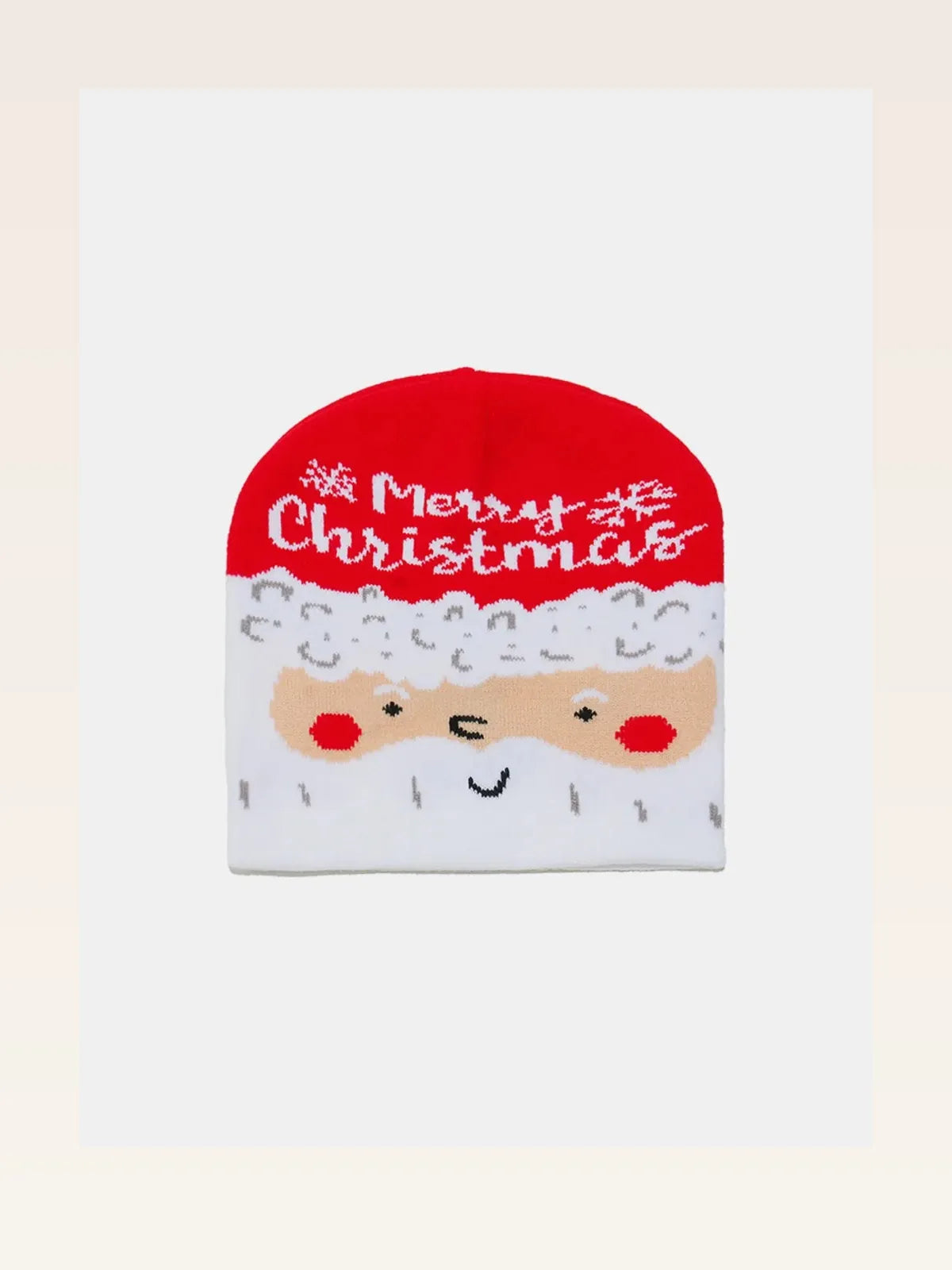 Christmas Pattern Knit Hat — styled showcase — Livostyle
