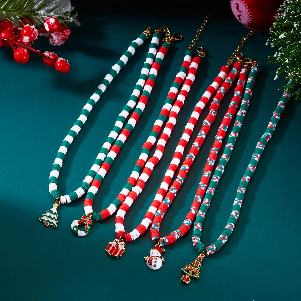 Christmas Pendant Necklace — square view — Livostyle