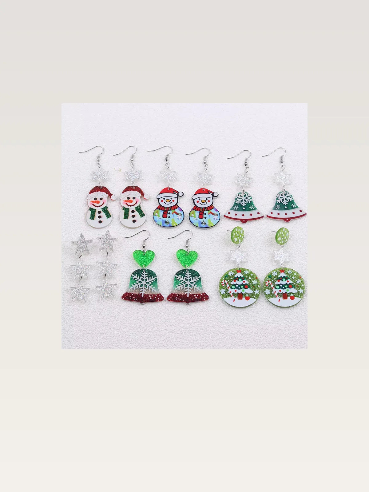 Christmas Theme Drop Earrings — styled showcase — Livostyle