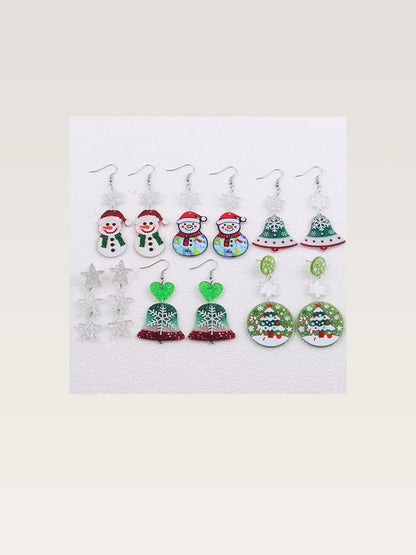 Christmas Theme Drop Earrings — styled showcase — Livostyle