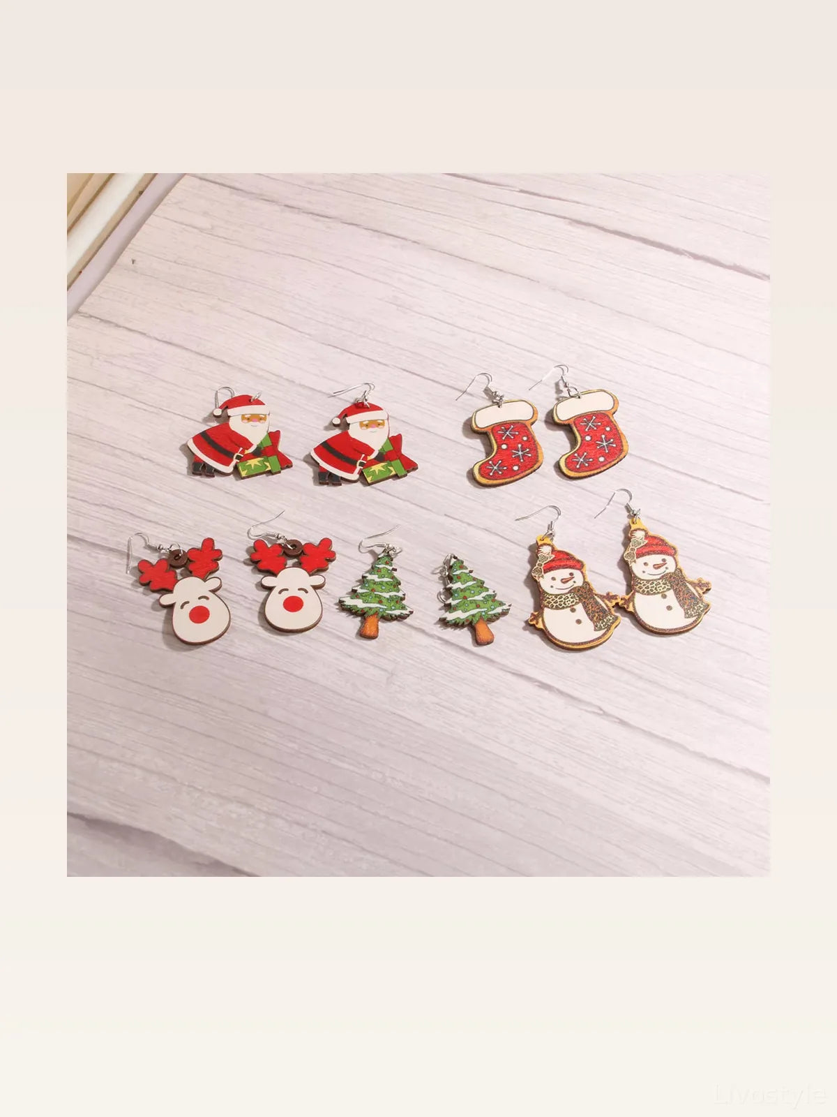 Christmas-Themed Dangle Earrings — styled showcase — Livostyle