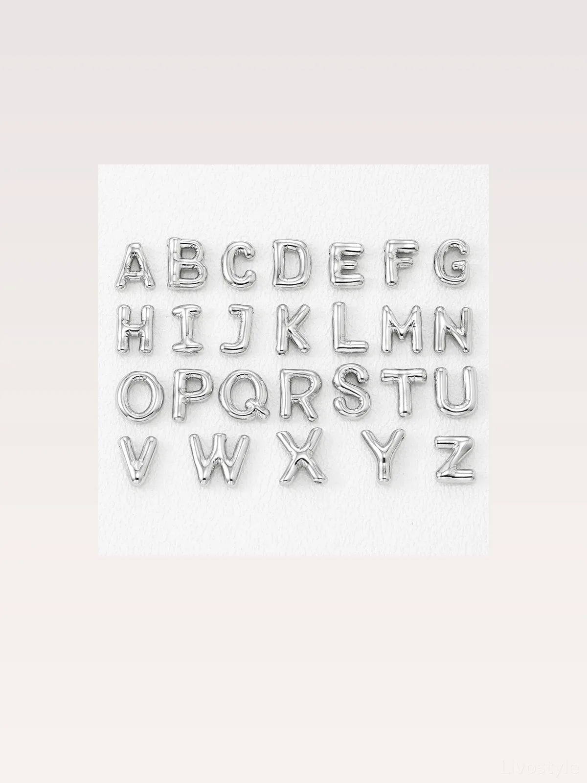 Copper Bubble Letter A Pendant Necklace — styled showcase — Livostyle