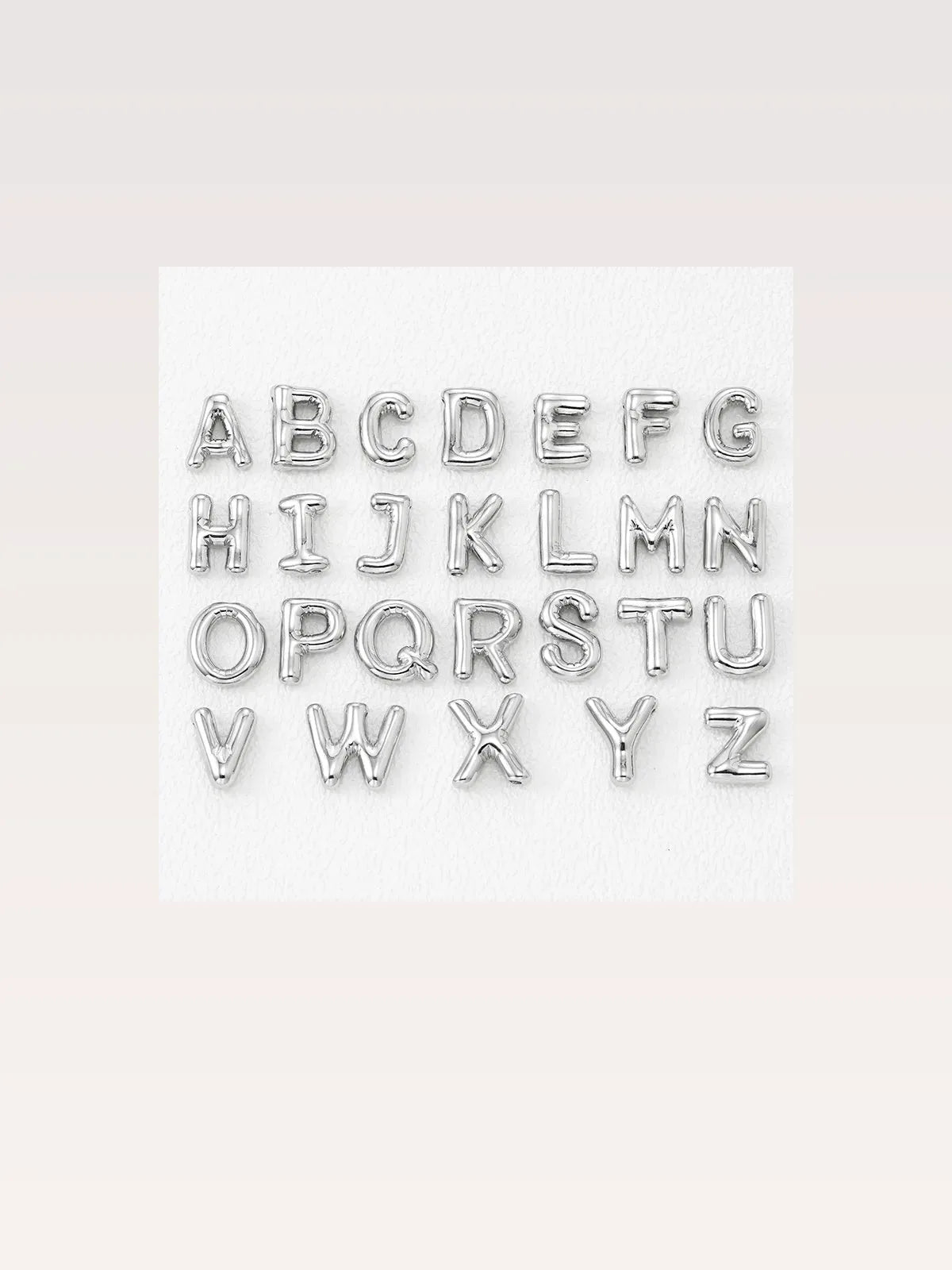 Copper Bubble Letter A Pendant Necklace — styled showcase — Livostyle
