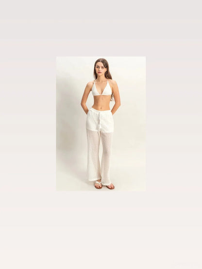 Crochet Bra and Drawstring Pants Set — styled showcase — Livostyle
