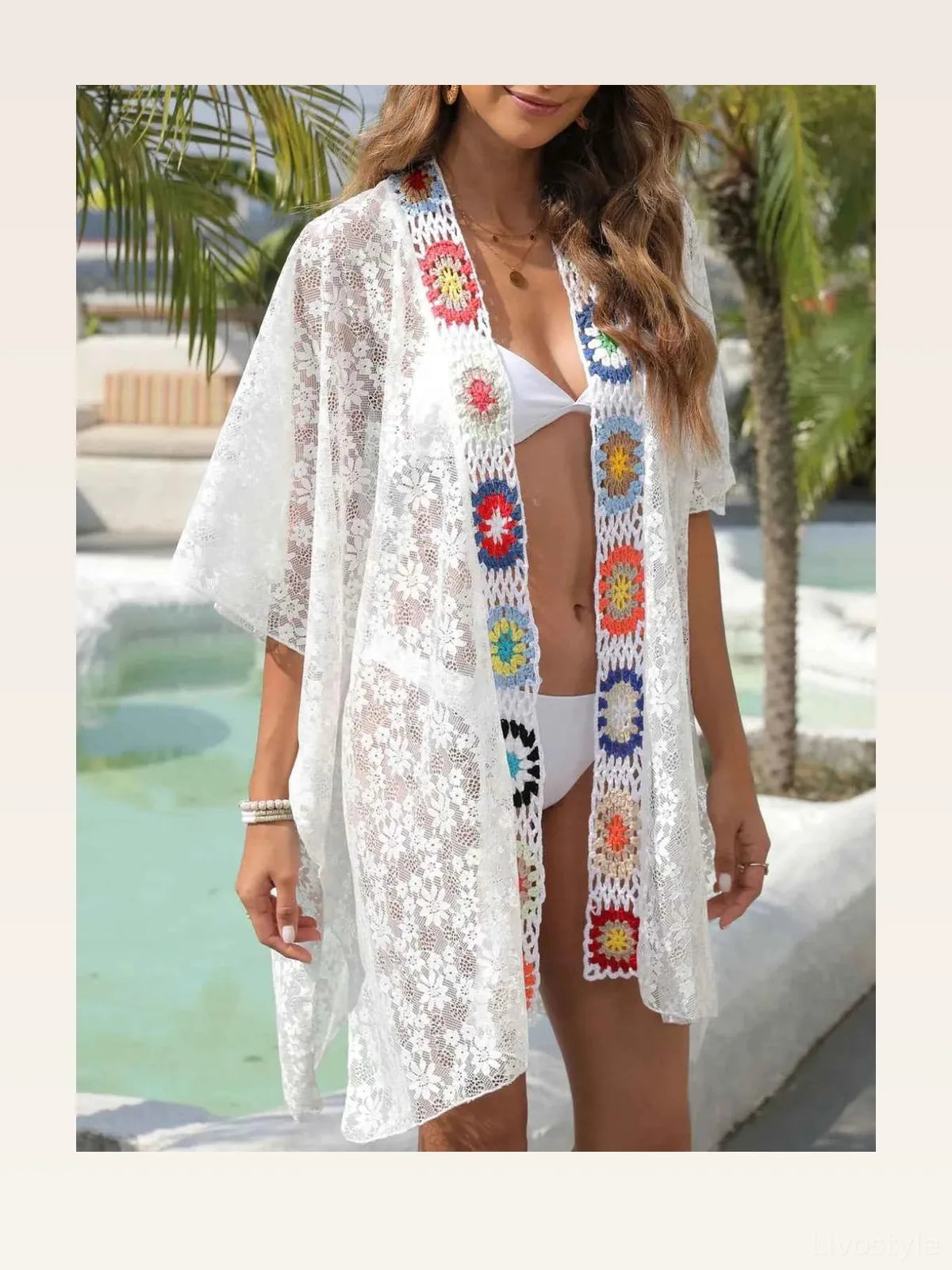 Crochet Open Front Cover-Up — styled showcase — Livostyle