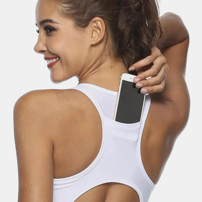 Cutout Scoop Neck Active Tank — square view — Livostyle