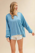 Cozy Oversized Sweatshirt with Front Pocket — Livostyle
