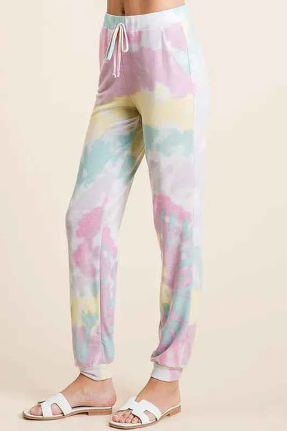 Tie Dye French Terry Casual Pants — Livostyle