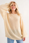 Glamorous Lightweight Sequined Pullover Sweater — Livostyle