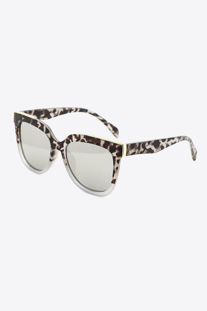 Tortoiseshell Polycarbonate Frame Full Rim Sunglasses — Livostyle
