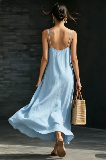 Slit V-Neck Maxi Dress – photo 3