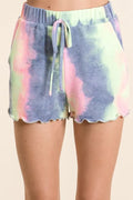 Tie Dye French Terry Shorts and Curly Edge — Livostyle