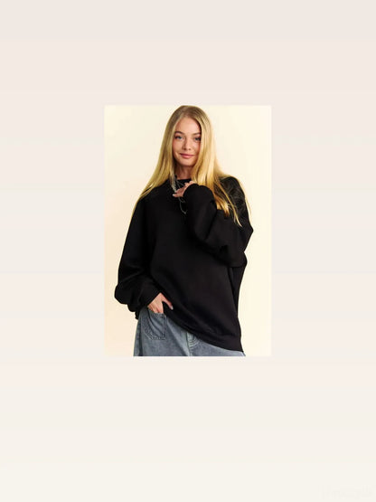 Stylish & Versatile Round Neck Raglan Sleeve Sweatshirt — styled showcase — Livostyle
